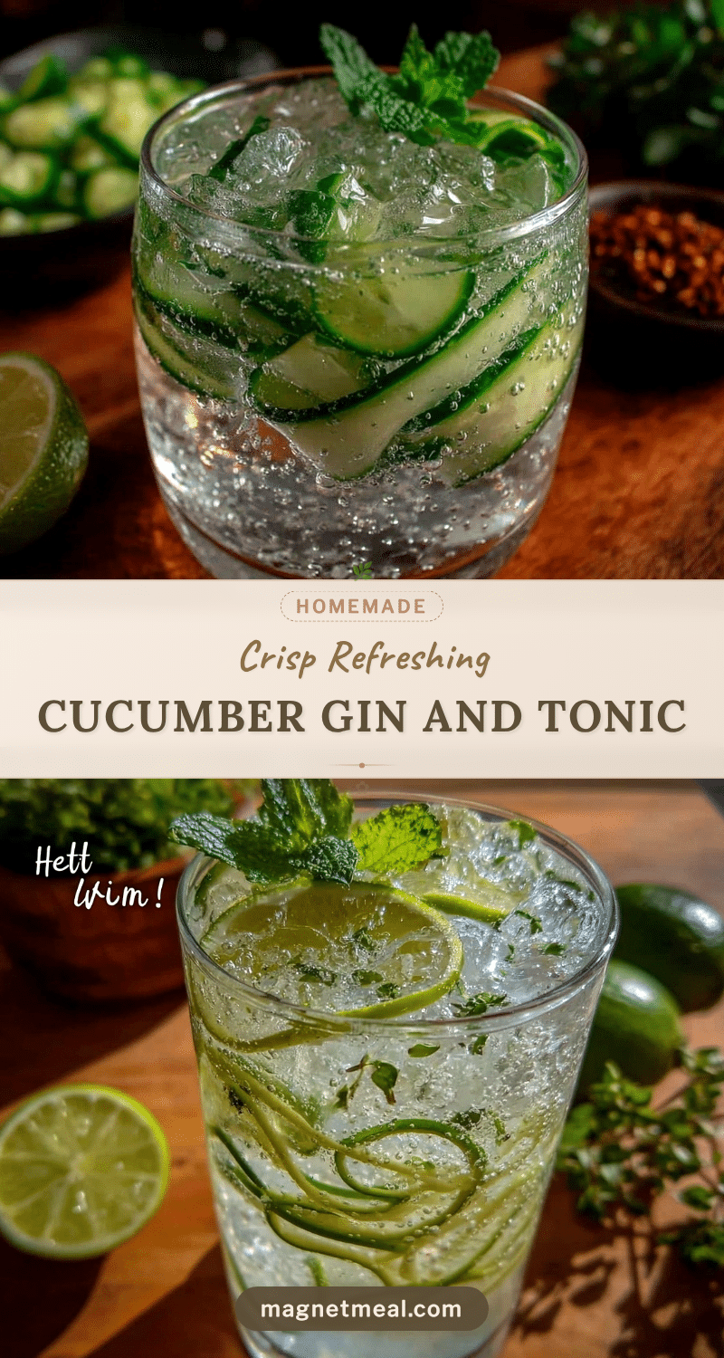 cucumber gin and tonic recipe