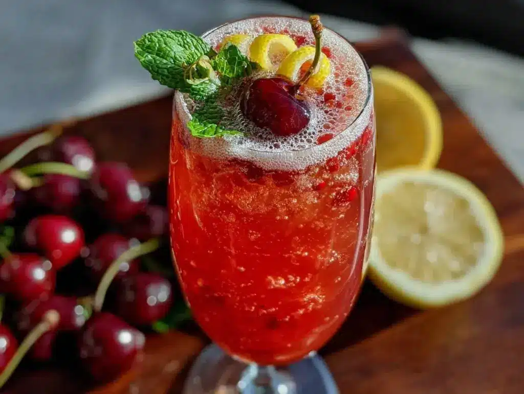 delicious shirley temple adult version cocktail recipe - featured image