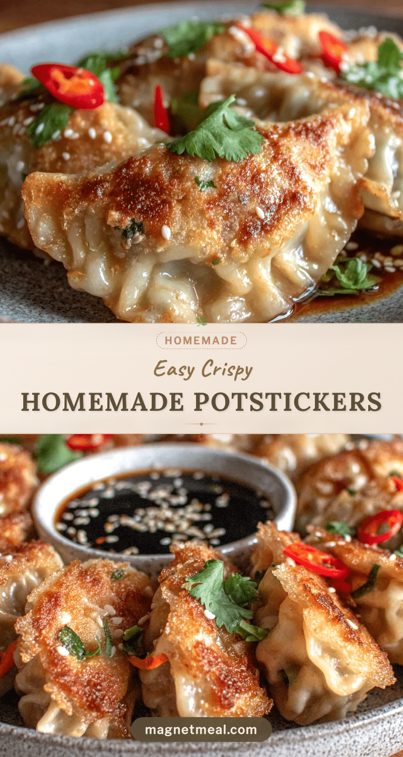 easy crispy homemade potstickers recipe