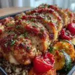 easy high protein chicken meal prep - featured image