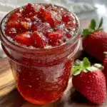 easy homemade strawberry jam no pectin - featured image