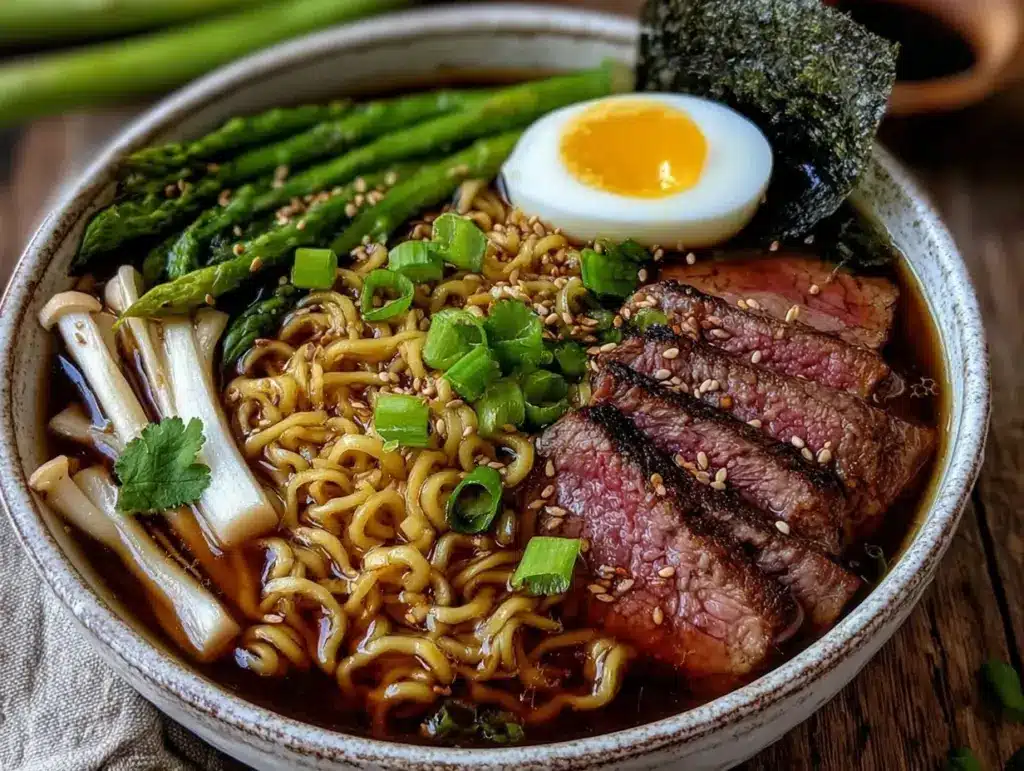 easy savory shoyu ramen bowl - featured image