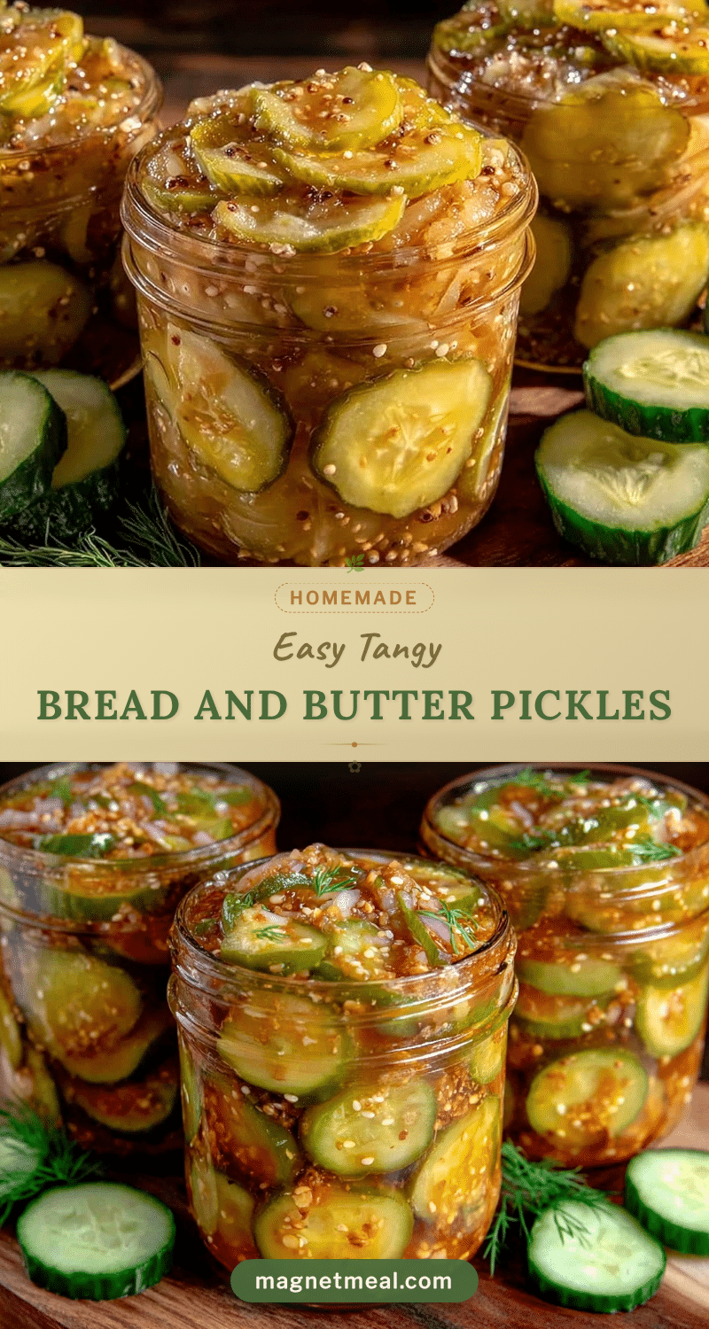 easy tangy bread and butter pickles recipe recipe
