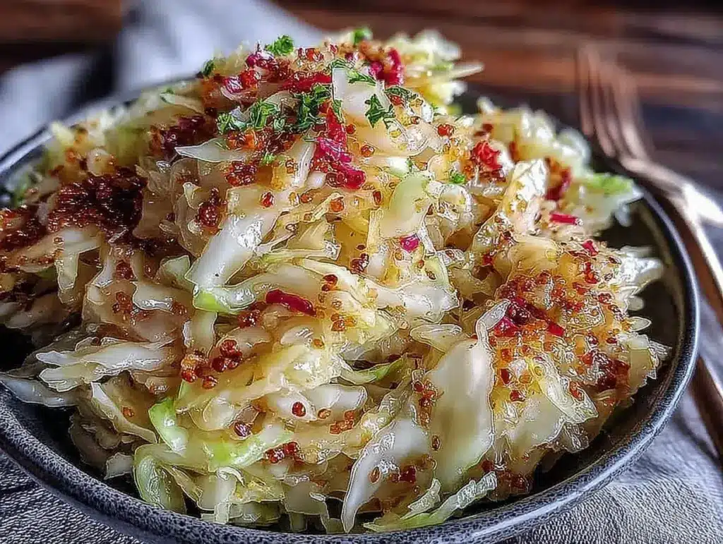 easy tangy homemade sauerkraut recipe - featured image