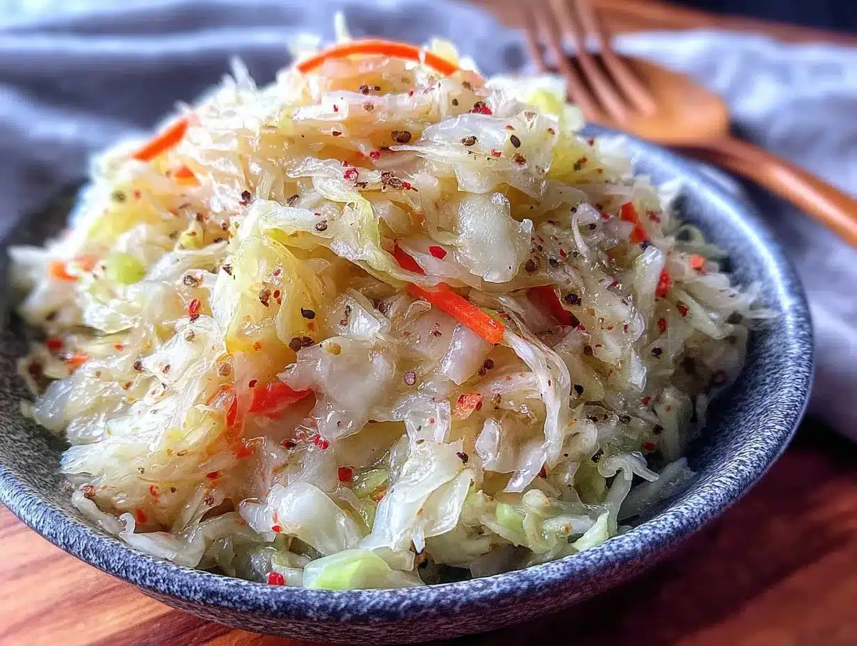 easy tangy homemade sauerkraut recipe preparation steps