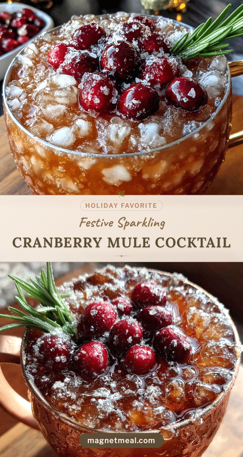 festive cranberry mule recipe