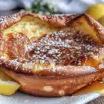 fluffy dutch baby pancake recipe - featured image
