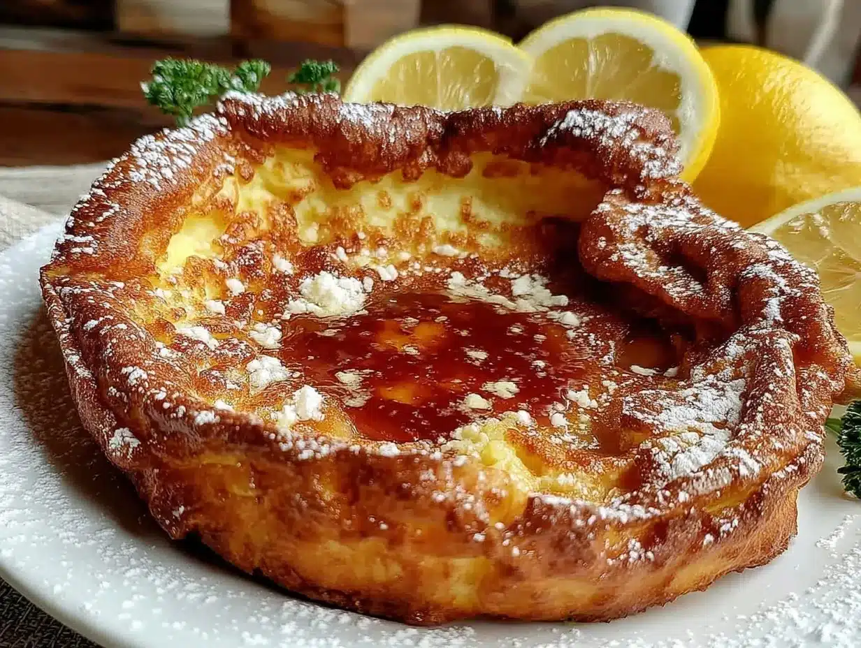 fluffy dutch baby pancake recipe preparation steps