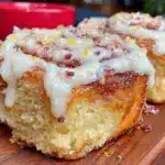 fluffy homemade orange rolls - featured image