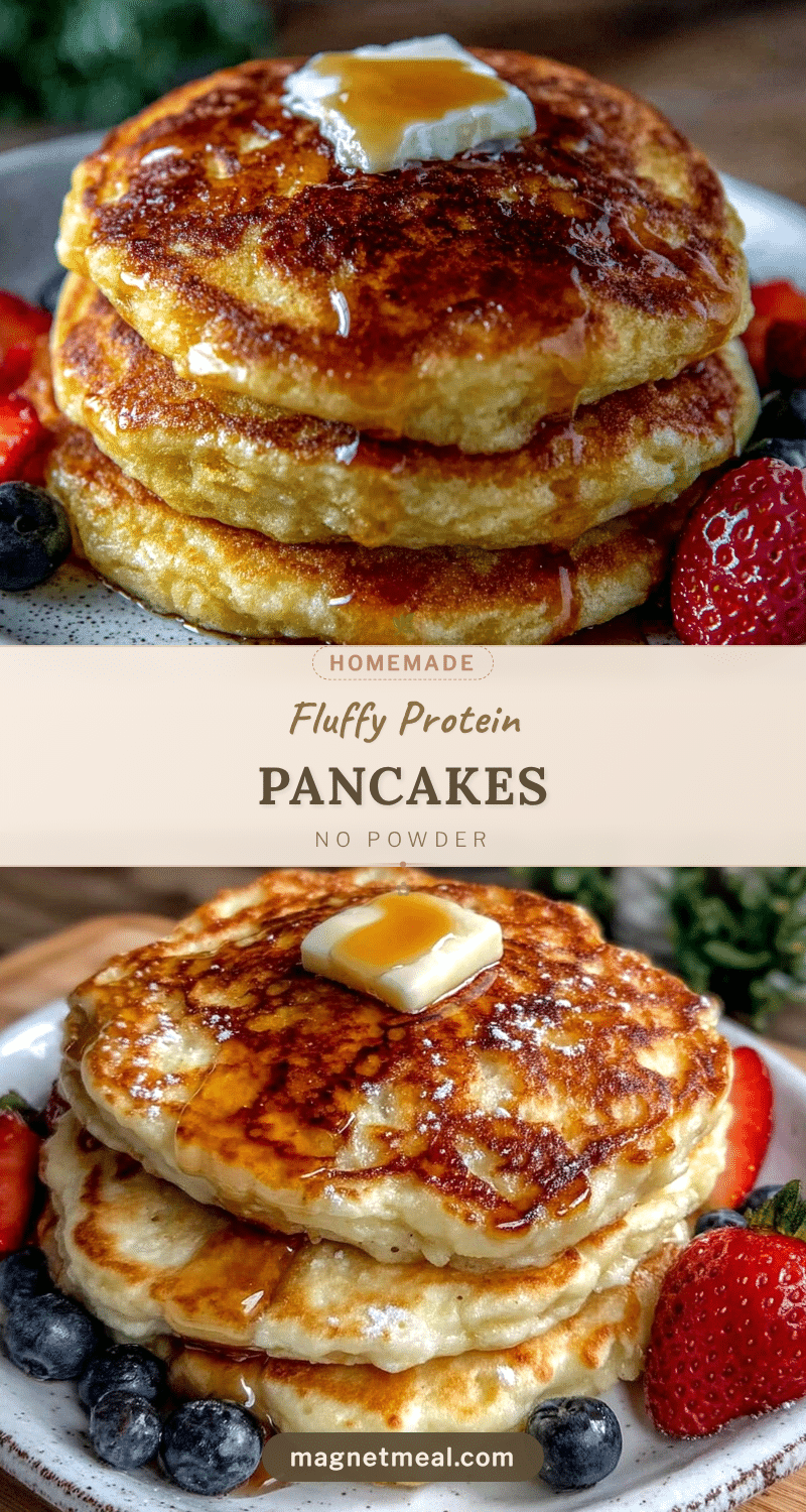 fluffy protein pancakes no powder recipe