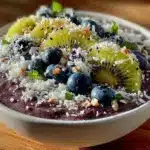 fresh acai smoothie bowl - featured image
