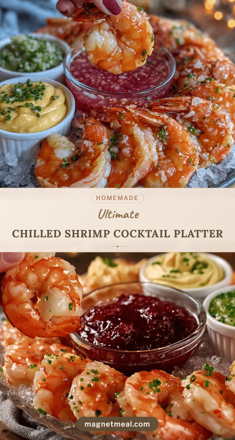 fresh chilled shrimp cocktail platter recipe