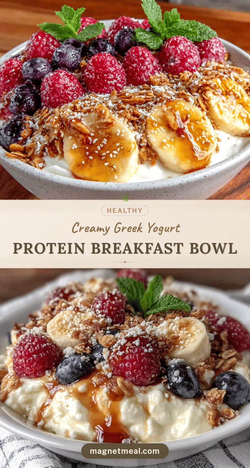 fresh greek yogurt protein bowl recipe