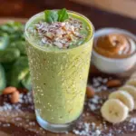 fresh green detox smoothie - featured image