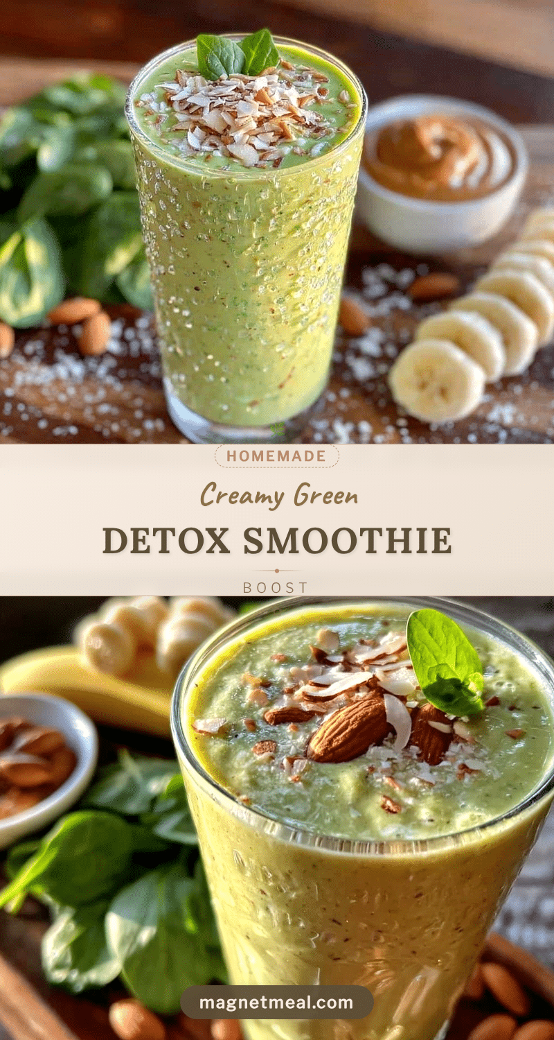 fresh green detox smoothie recipe