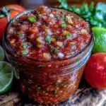 fresh homemade salsa for canning - featured image