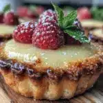 fresh lemon curd tart - featured image