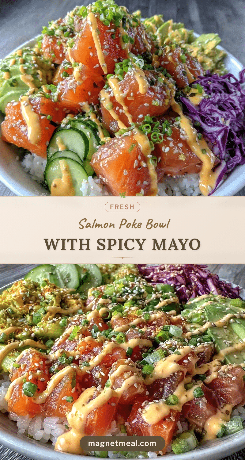 fresh salmon poke bowl recipe