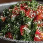 fresh tabbouleh parsley salad - featured image
