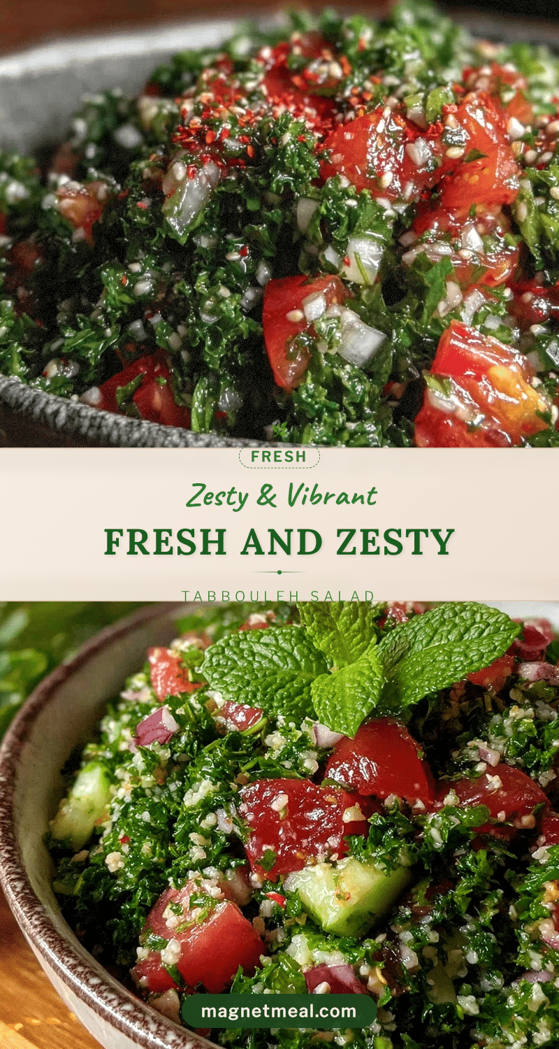 fresh tabbouleh parsley salad recipe