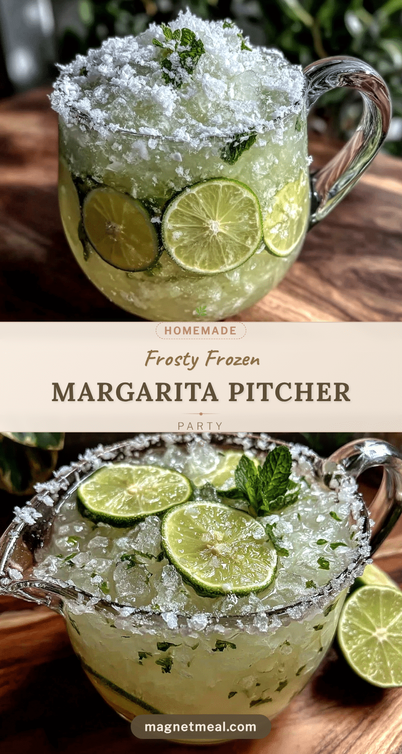 Frosty Frozen Margarita Pitcher recipe