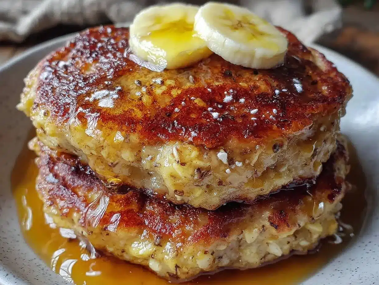 gluten-free banana oat pancakes preparation steps