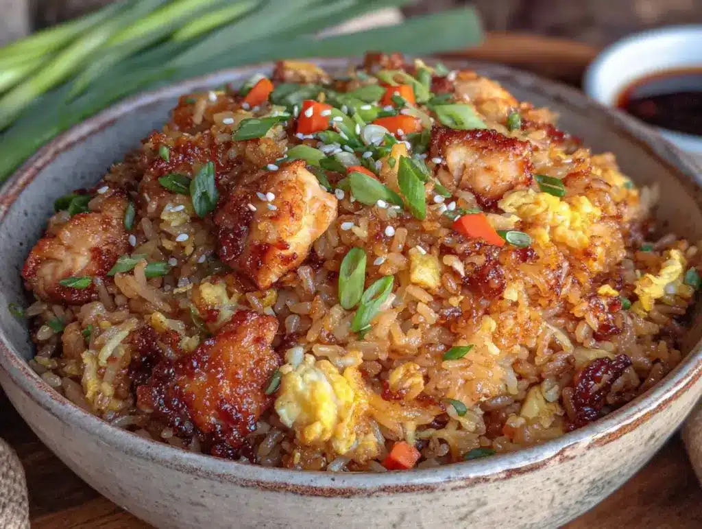 gluten-free chicken fried rice - featured image