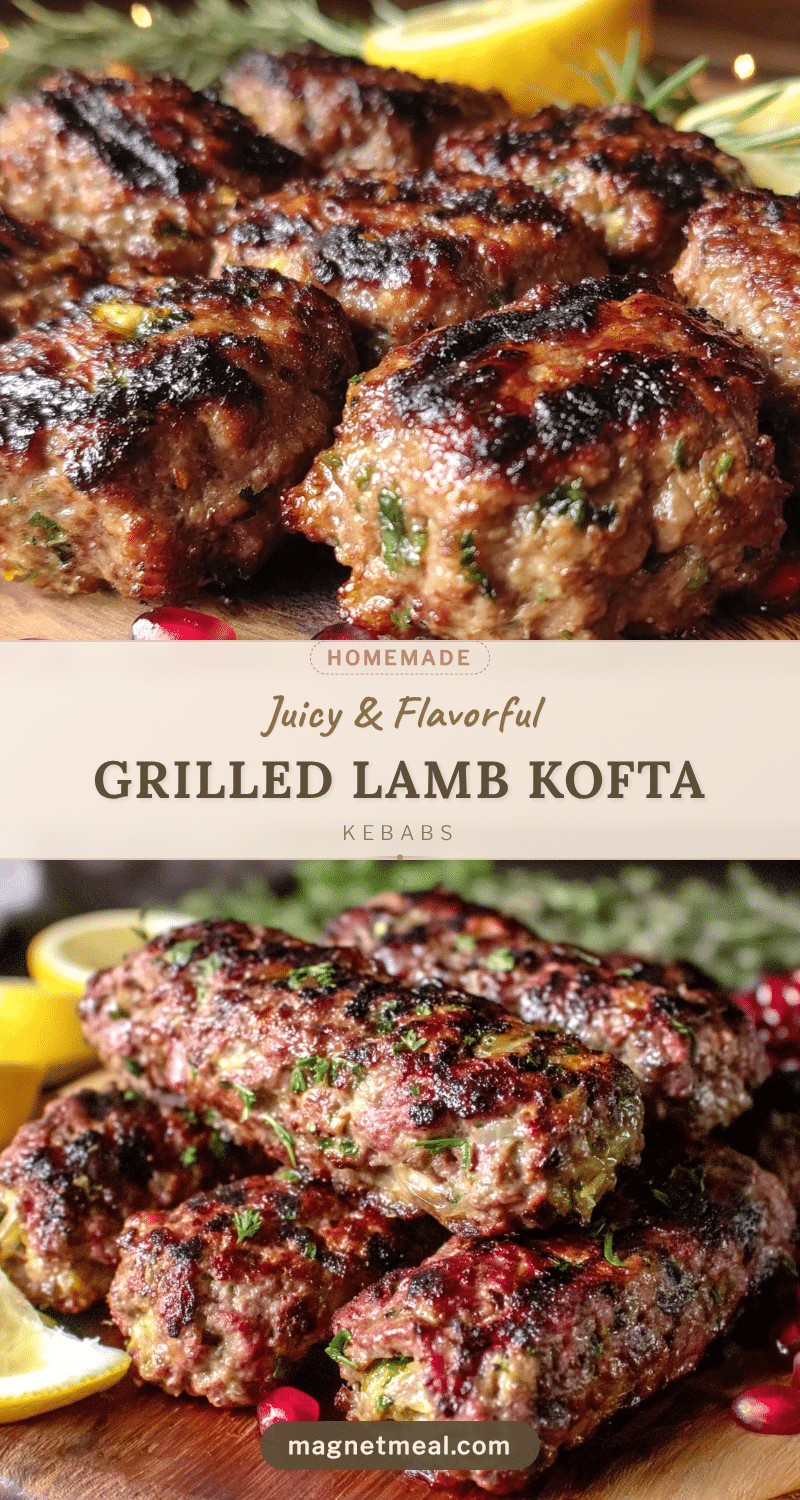grilled lamb kofta kebabs recipe