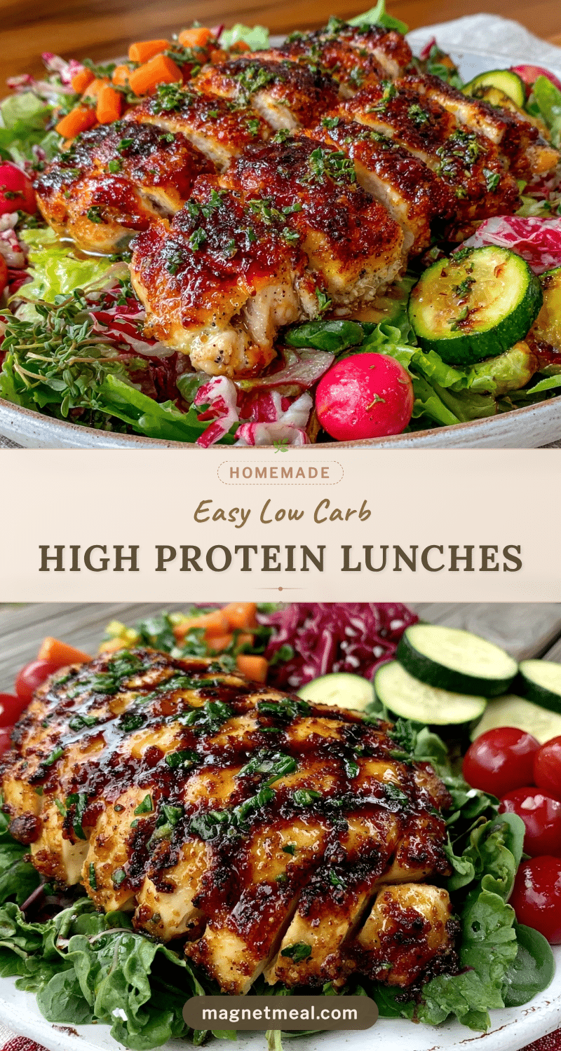 healthy low carb high protein lunch recipe