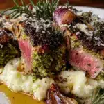herb crusted rack of lamb - featured image