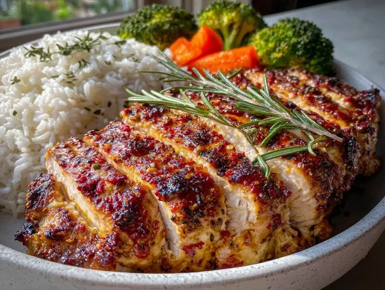 high-protein bodybuilding chicken and rice meal prep preparation steps