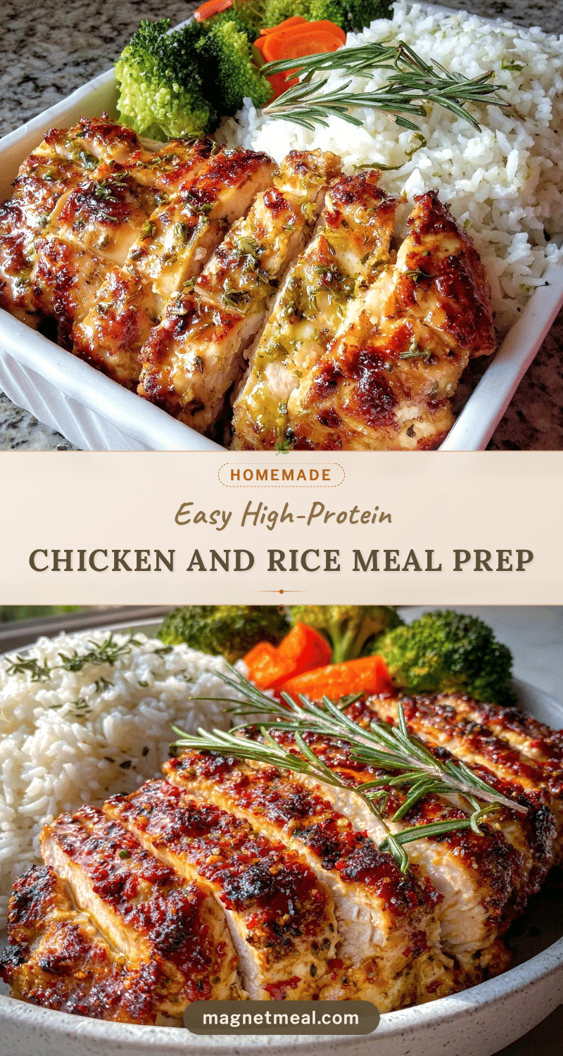 high-protein bodybuilding chicken and rice meal prep recipe