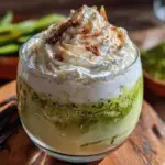 layered matcha latte - featured image