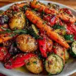Mediterranean roasted vegetables - featured image