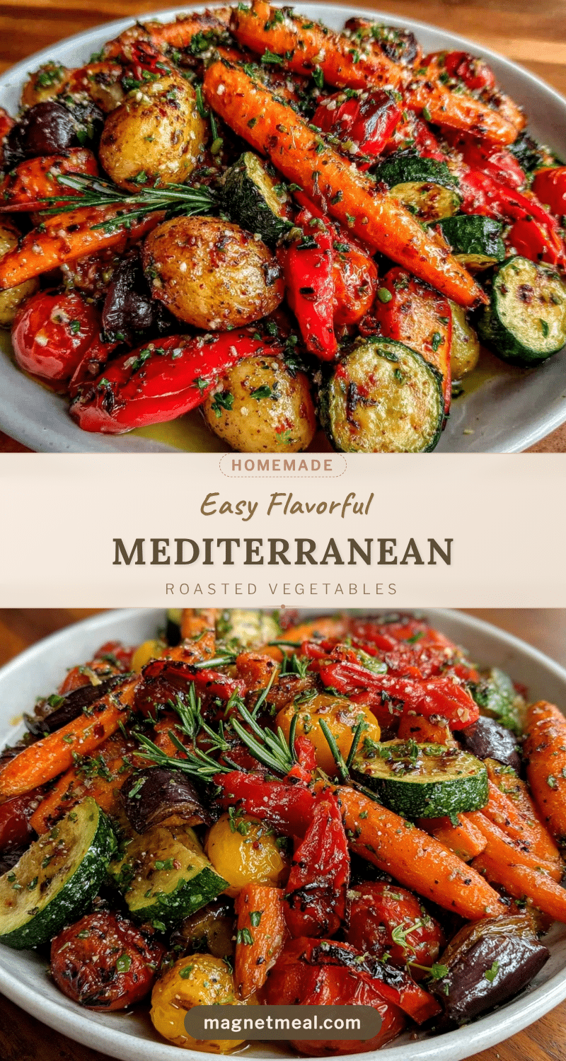 Mediterranean roasted vegetables recipe