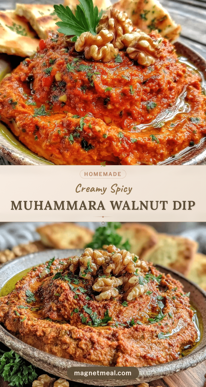 muhammara red pepper walnut dip recipe recipe