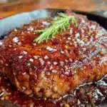perfect cast iron seared steak - featured image
