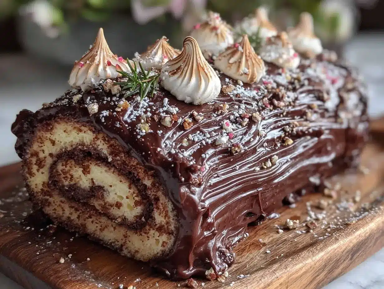 perfect yule log cake preparation steps