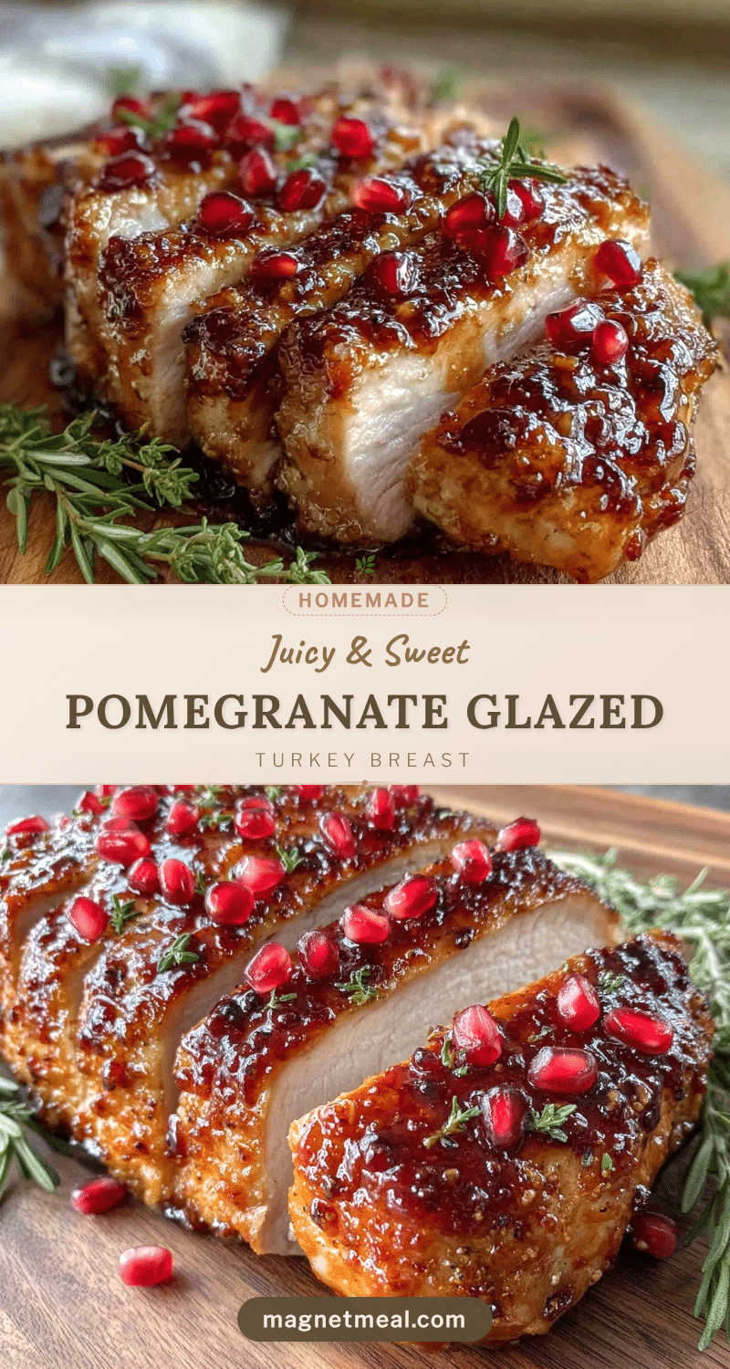 pomegranate glazed turkey breast recipe