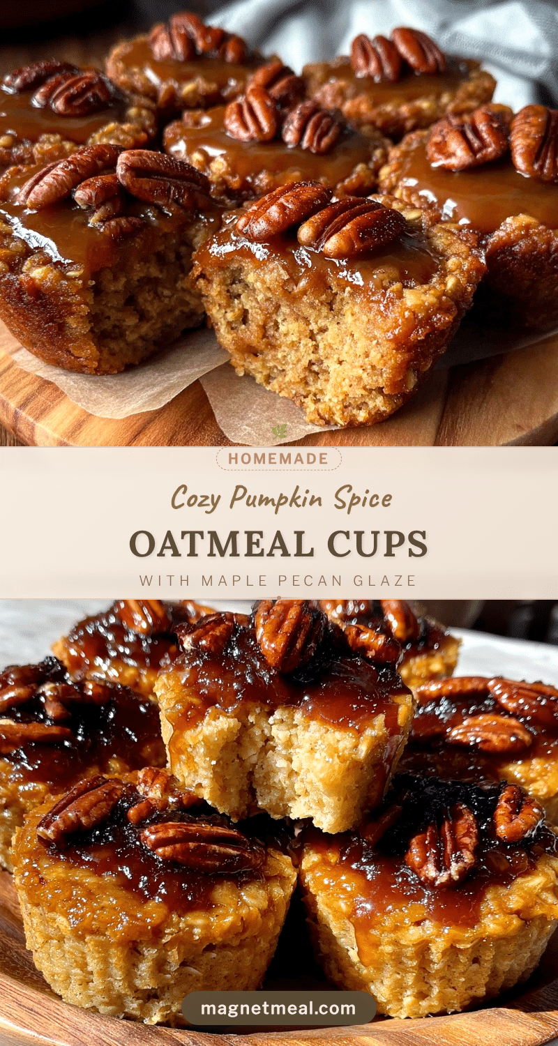 pumpkin spice baked oatmeal cups recipe