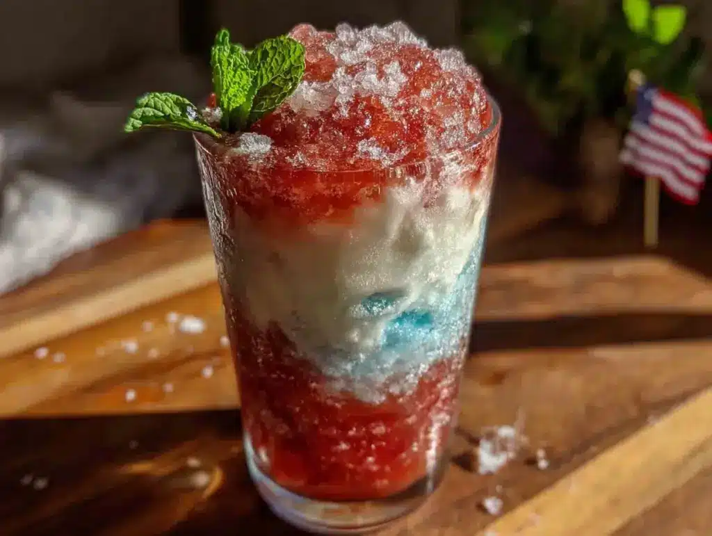 Refreshing Frozen Bomb Pop Cocktail - featured image