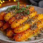 roasted honey glazed carrots - featured image