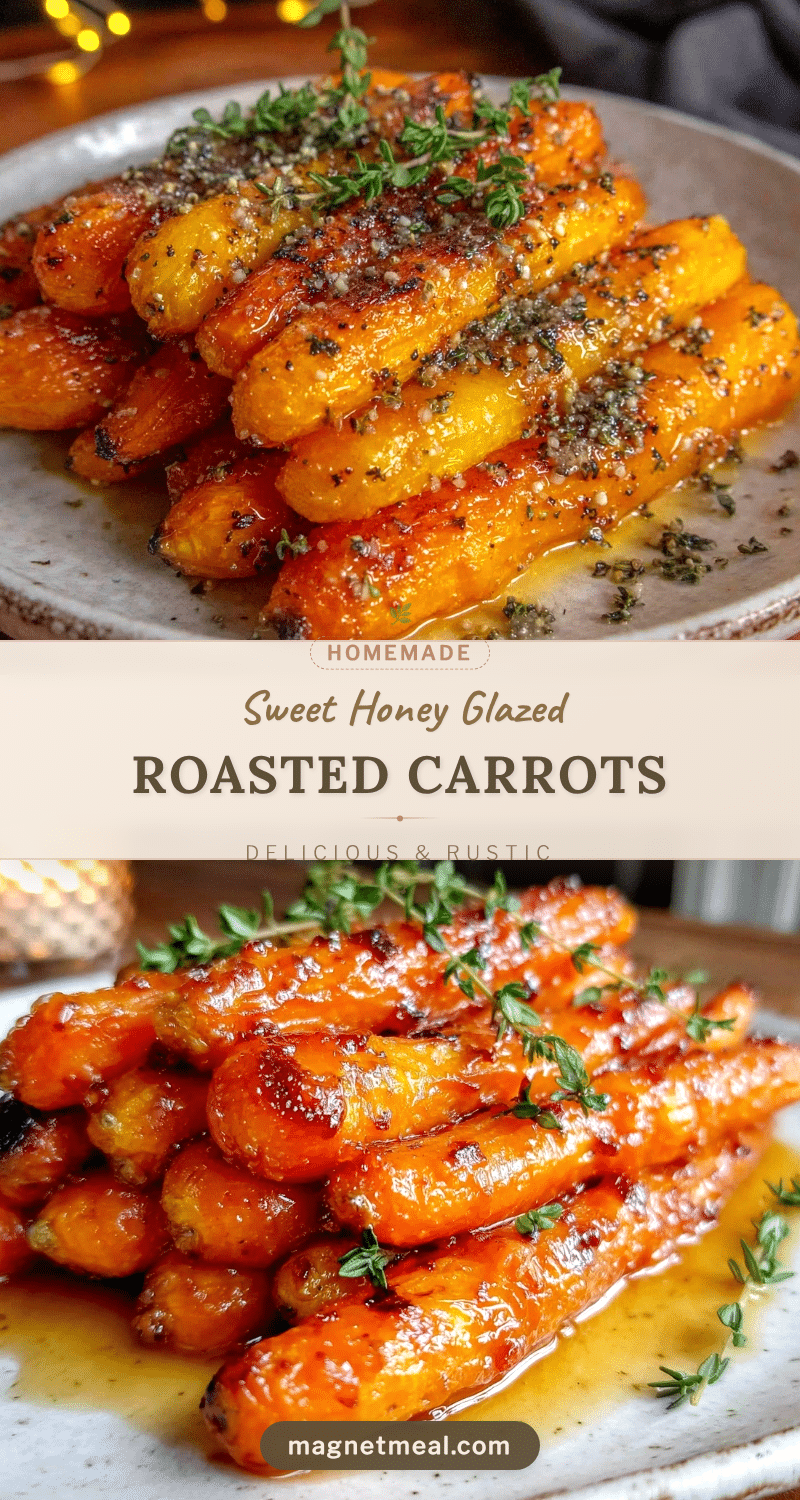 roasted honey glazed carrots recipe