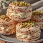 rose water macarons - featured image