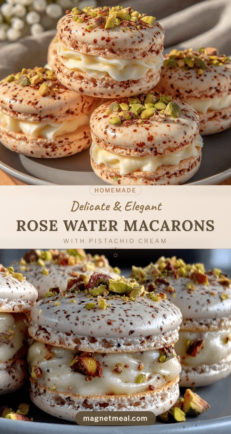 rose water macarons recipe