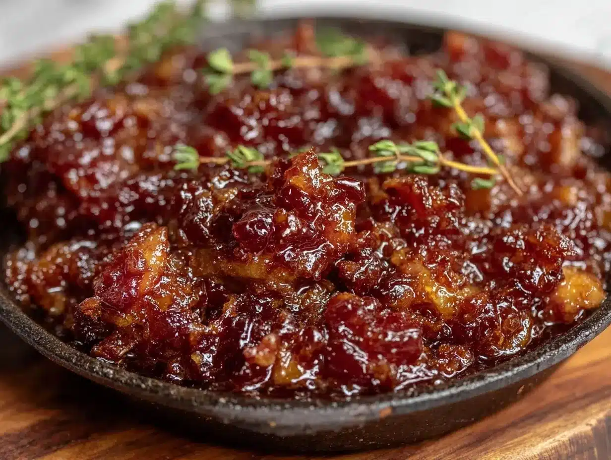savory cast iron bacon jam preparation steps