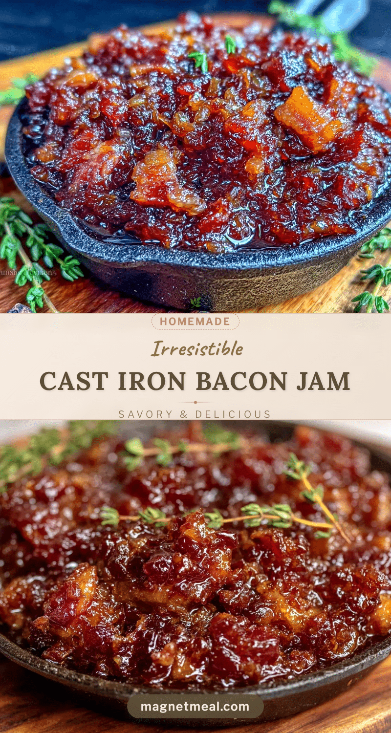 savory cast iron bacon jam recipe