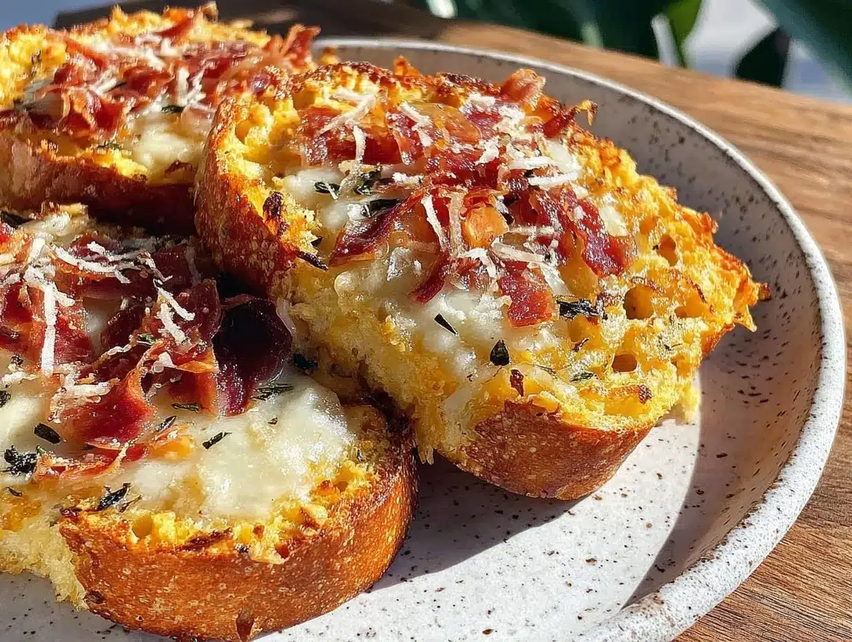 savory French toast preparation steps