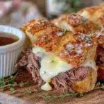 slow cooker french dip sandwiches - featured image