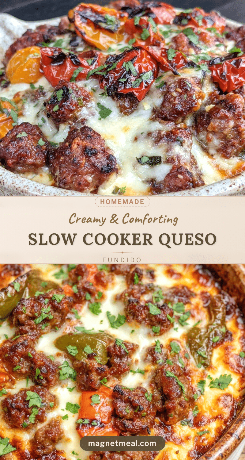 slow cooker queso fundido recipe
